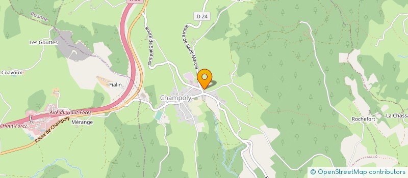 localisation de l'entreprise MONSIEUR JEAN LUGNE  CHAMPOLY