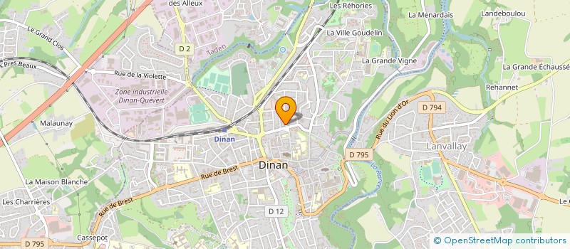 localisation de l'entreprise MONSIEUR JEAN LUHERNE à DINAN