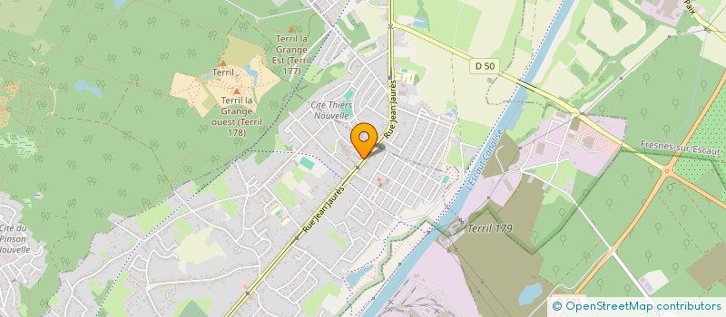 localisation de l'entreprise MONSIEUR JEAN LUISETTI  BRUAY-SUR-L'ESCAUT