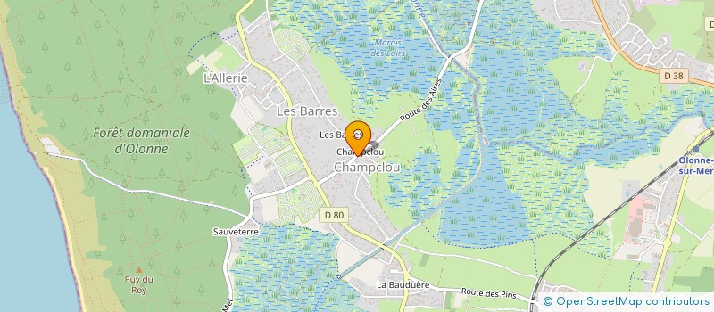 localisation de l'entreprise MONSIEUR JEAN LUNAY à LES SABLES D'OLONNE