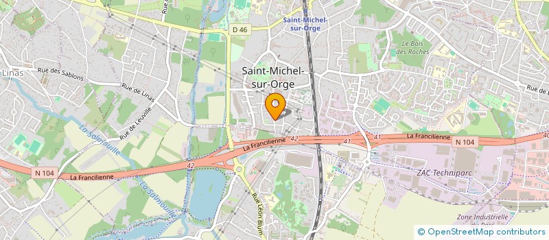 localisation de l'entreprise MONSIEUR JEAN LUPON à SAINT-MICHEL-SUR-ORGE