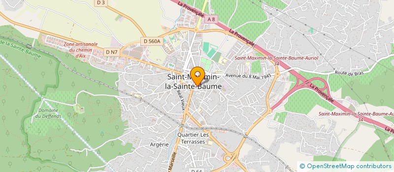 localisation de l'entreprise MONSIEUR JEAN LUPPI à SAINT-MAXIMIN-LA-SAINTE-BAUME