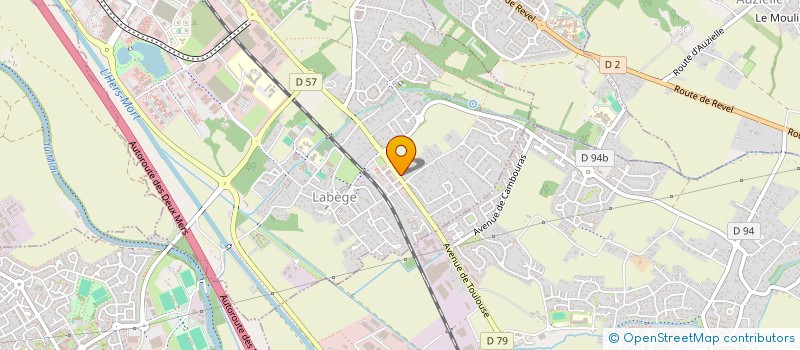 localisation de l'entreprise MONSIEUR JEAN LURO  LABEGE