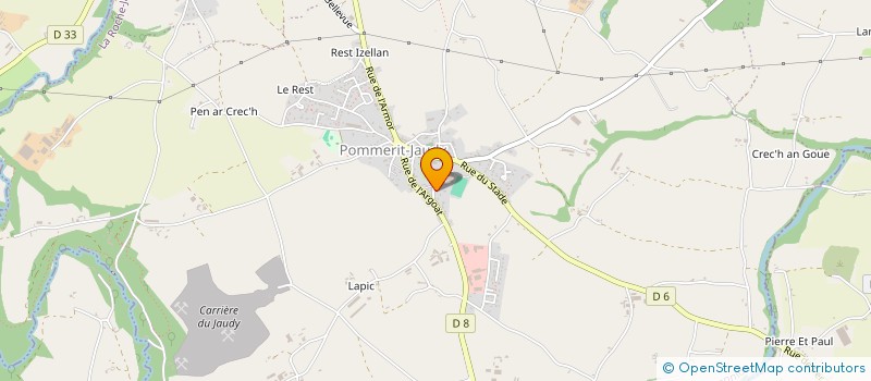 localisation de l'entreprise MONSIEUR JEAN LURON-BERARD  LA ROCHE-JAUDY