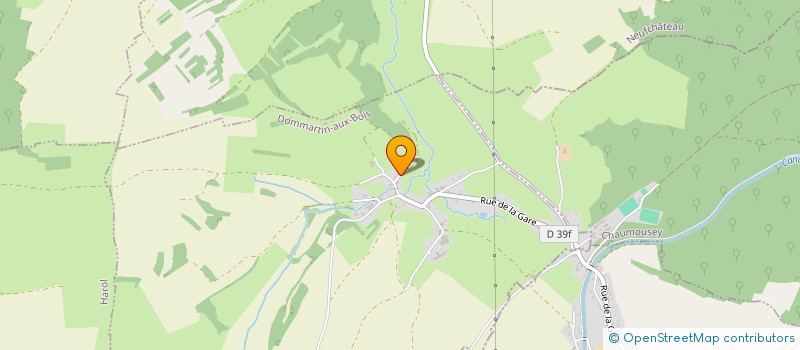 localisation de l'entreprise MONSIEUR JEAN LUSIEUX  DOMMARTIN-AUX-BOIS