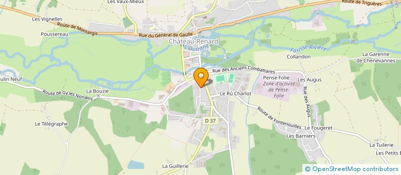 localisation de l'entreprise MONSIEUR JEAN LUSIGNET à CHATEAU-RENARD