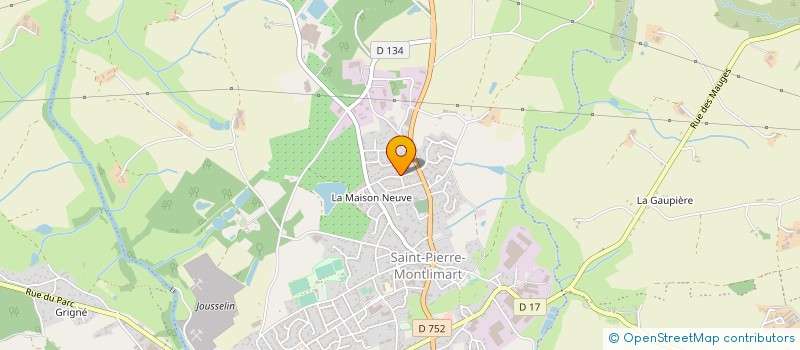 localisation de l'entreprise MONSIEUR JEAN LUSSON  MAUGES-SUR-LOIRE