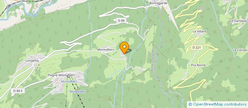 localisation de l'entreprise MONSIEUR JEAN LUZZI à AIME-LA-PLAGNE