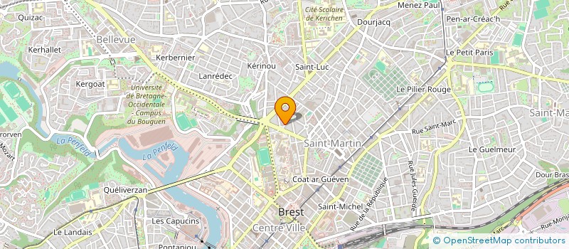 localisation de l'entreprise MONSIEUR JEAN LYVINEC à BREST