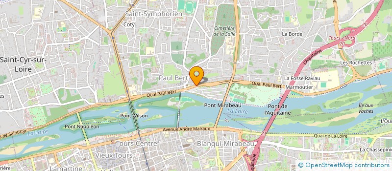 localisation de l'entreprise MONSIEUR JEAN MABIT  TOURS