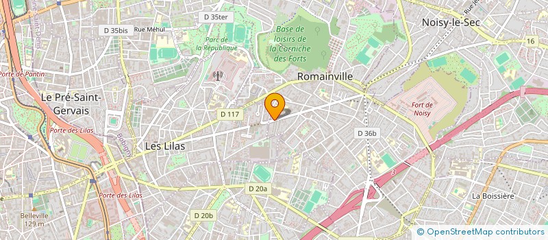 localisation de l'entreprise MONSIEUR JEAN MAC à ROMAINVILLE