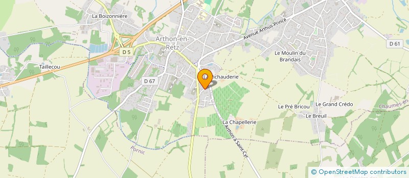 localisation de l'entreprise MONSIEUR JEAN MACE à CHAUMES-EN-RETZ
