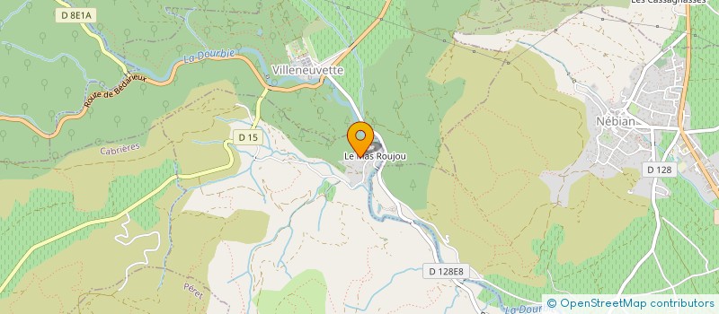 localisation de l'entreprise MONSIEUR JEAN MACH  LIEURAN-CABRIERES