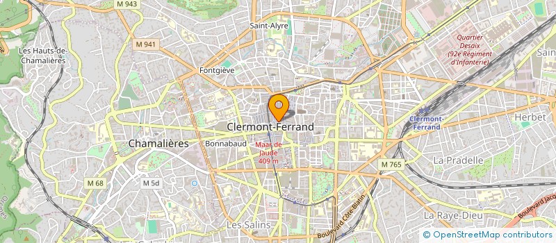 localisation de l'entreprise MONSIEUR JEAN MACHADO  CLERMONT-FERRAND