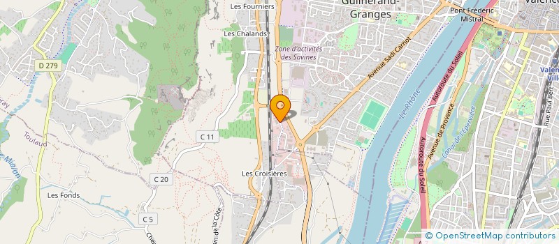 localisation de l'entreprise MONSIEUR JEAN MACHAYEKHI  GUILHERAND-GRANGES