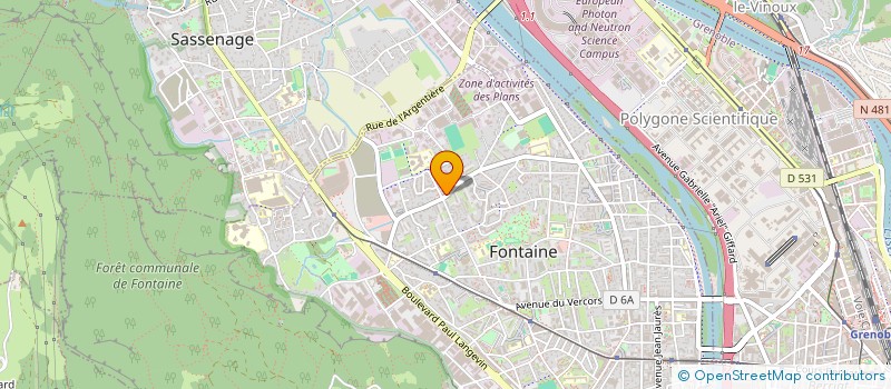 localisation de l'entreprise MONSIEUR JEAN MACHOT  FONTAINE