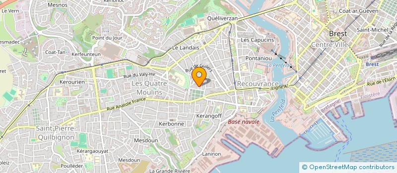 localisation de l'entreprise MONSIEUR JEAN MADEG NOTTER à BREST