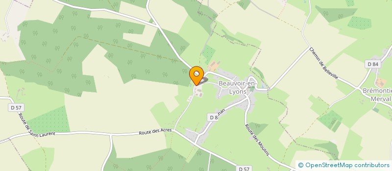 localisation de l'entreprise MONSIEUR JEAN MADELAINE  DAMPIERRE-EN-BRAY