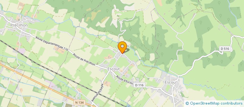 localisation de l'entreprise MONSIEUR JEAN MADEUF  ESCOUT