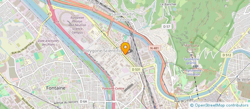 localisation de l'entreprise MONSIEUR JEAN-MADOU YANSANE à GRENOBLE