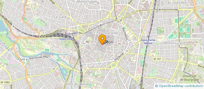 localisation de l'entreprise MONSIEUR JEAN MADRU à DIJON