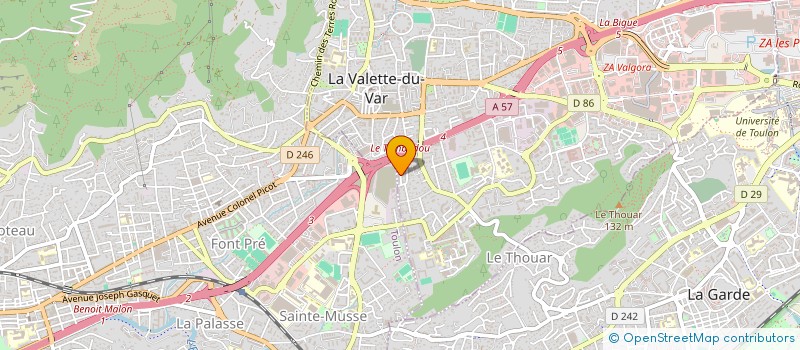 localisation de l'entreprise MONSIEUR JEAN MAESTRO à LA VALETTE-DU-VAR