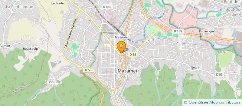 localisation de l'entreprise MONSIEUR JEAN MAFFRE  MAZAMET