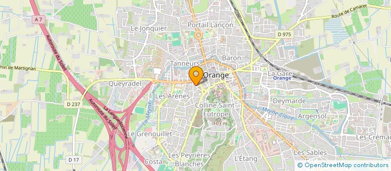 localisation de l'entreprise MONSIEUR JEAN MAGNAVAL  ORANGE