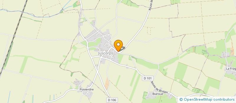 localisation de l'entreprise MONSIEUR JEAN MAGNERON  JUSCORPS