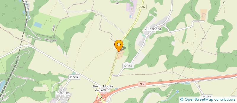 localisation de l'entreprise MONSIEUR JEAN MAGNIEN à ALLEMANT