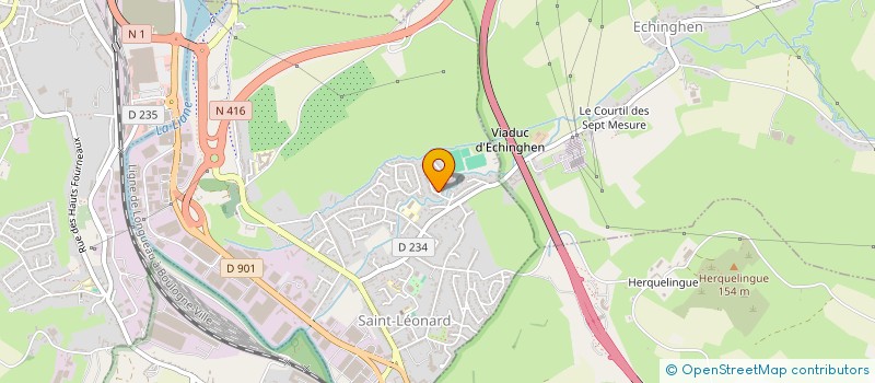 localisation de l'entreprise MONSIEUR JEAN MAGNIER  SAINT-LEONARD