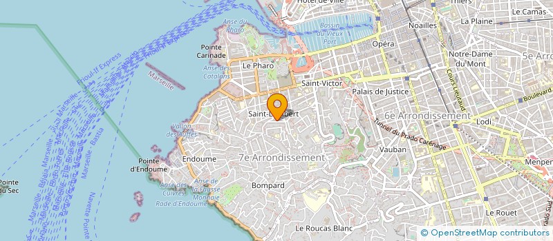 localisation de l'entreprise MONSIEUR JEAN MAGNOU à MARSEILLE