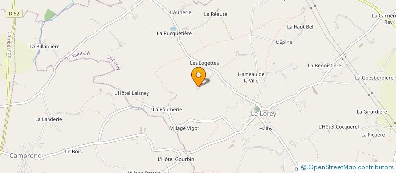localisation de l'entreprise MONSIEUR JEAN MAHE à LE LOREY