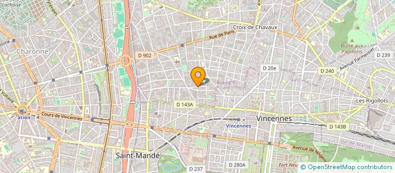 localisation de l'entreprise MONSIEUR JEAN MAHE à MONTREUIL