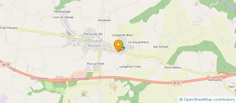 localisation de l'entreprise MONSIEUR JEAN MAHE  PLOUNEVEZ-MOEDEC