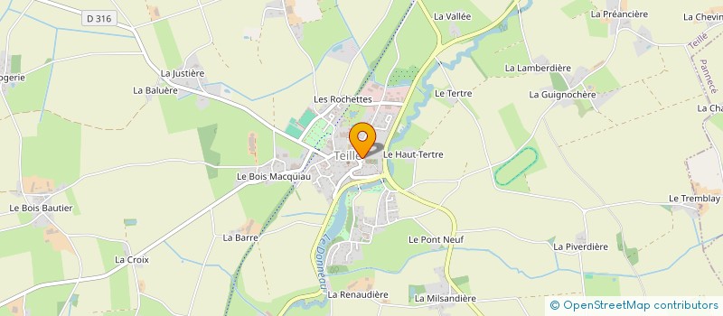 localisation de l'entreprise MONSIEUR JEAN MAHEO  TEILLE