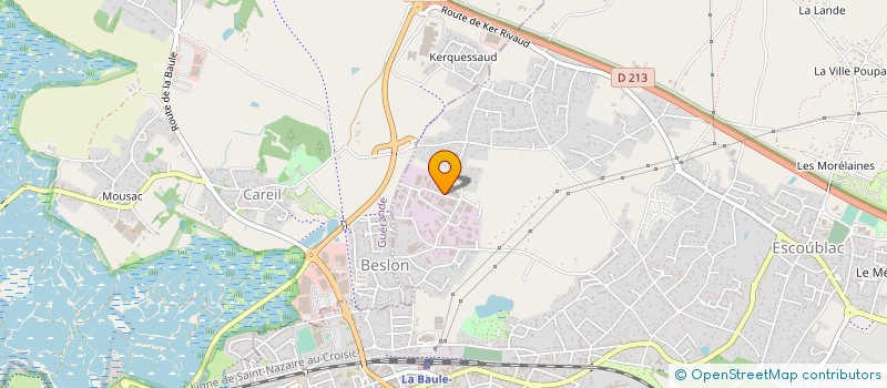 localisation de l'entreprise MONSIEUR JEAN MAHIEUX  LA BAULE-ESCOUBLAC