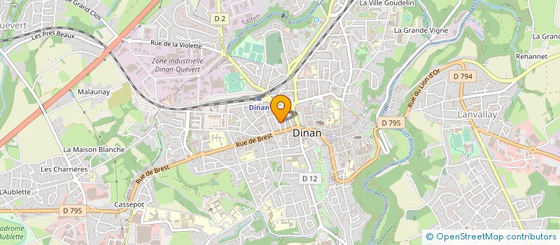 localisation de l'entreprise MONSIEUR JEAN MAIGNE à DINAN