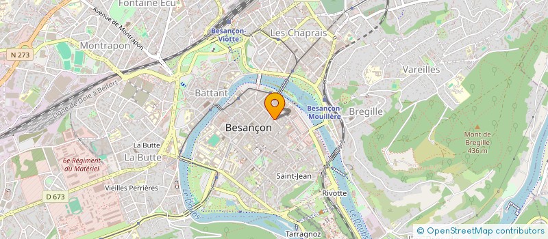 localisation de l'entreprise MONSIEUR JEAN MAIGNIEN à BESANCON