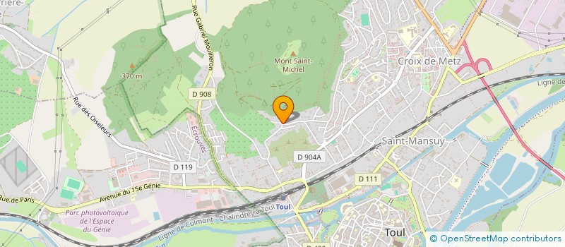 localisation de l'entreprise MONSIEUR JEAN MAILLARD  TOUL