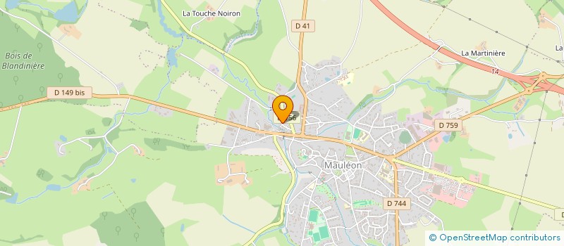 localisation de l'entreprise MONSIEUR JEAN MAILLET  MAULEON