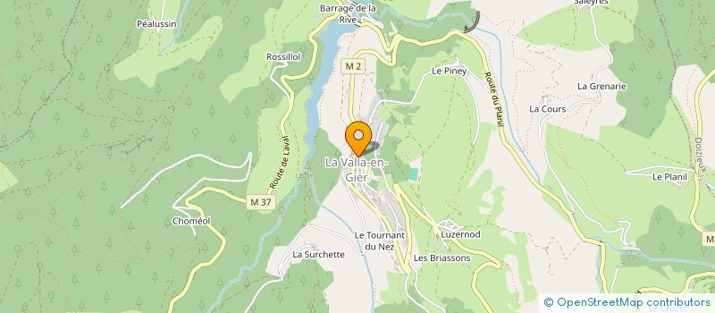 localisation de l'entreprise MONSIEUR JEAN MAILLON  LA VALLA-EN-GIER