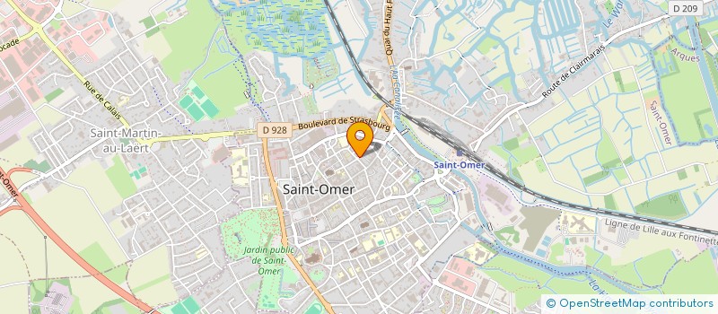 localisation de l'entreprise MONSIEUR JEAN MAILLOT à SAINT-OMER