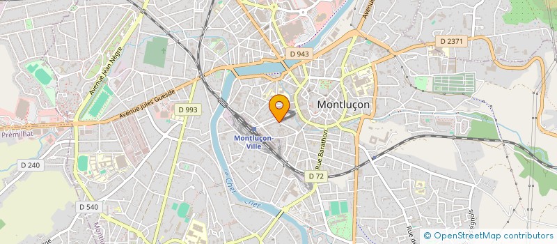 localisation de l'entreprise MONSIEUR JEAN MAILLOT à MONTLUCON