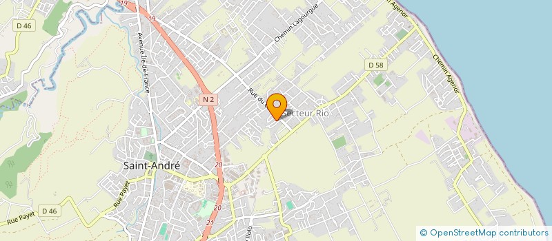 localisation de l'entreprise MONSIEUR JEAN MAILLOT  SAINT-ANDRE