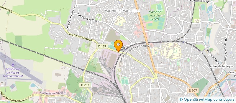 localisation de l'entreprise MONSIEUR JEAN MAILLOT  VARENNES-VAUZELLES