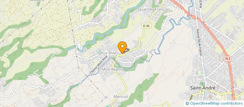 localisation de l'entreprise MONSIEUR JEAN MAILLOT  SAINTE-SUZANNE