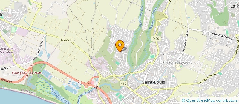 localisation de l'entreprise MONSIEUR JEAN MAILLOT  SAINT-LOUIS