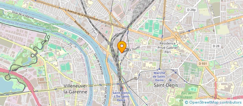 localisation de l'entreprise MONSIEUR JEAN MAINDRON  SAINT-DENIS