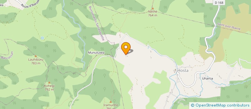 localisation de l'entreprise MONSIEUR JEAN MAINHAGUIET  LARCEVEAU-ARROS-CIBITS